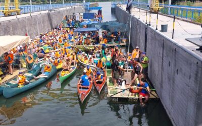 Siófok – Szekszárd környezetvédelmi kenuzás